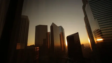 LA at Night Stock Footage 97151829