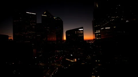 LA at Night Stock Footage 97153354