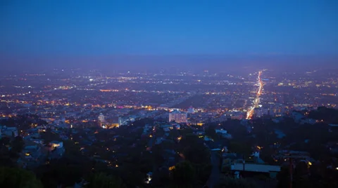 LA Nightly 4K Stock Footage 32849214