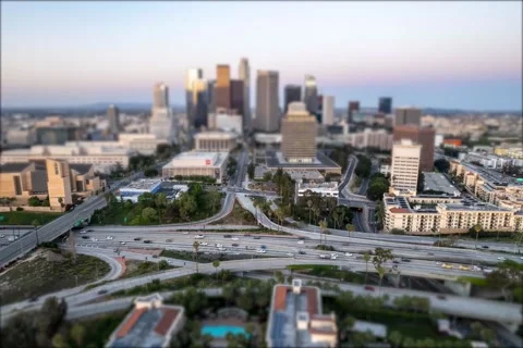 LA Northside Blur Video stock 219524519