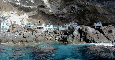 La palma cave Stock Footage 108112676