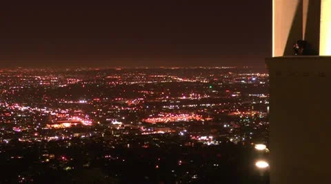 LA pan to left fast Stock-Footage 10947573