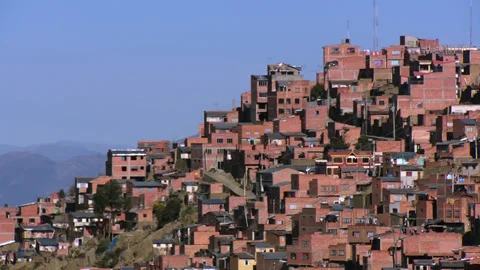 La Paz City visuals Stockbeeldmateriaal 170025182