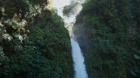 La Paz waterfall SloMo Stock Footage 88841223