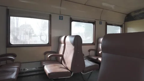 La Plata, Argentina; 06 27 2026: Empty University Train - D-Log M Stock Footage 340429142