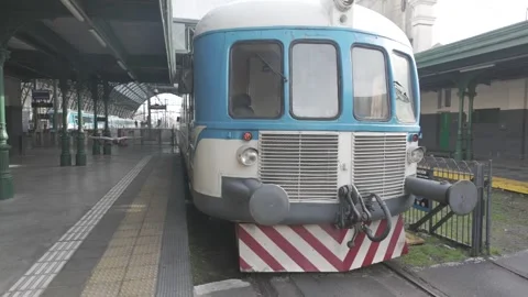 La Plata, Argentina; 06 27 2026: University Train old carriage - D-Log M Stock Footage 340429145