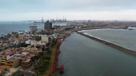 La Punta Callao Puerto Chicuito Stock Footage 247336444