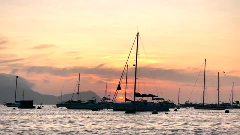 La Punta Sailing Stock Footage 193243045