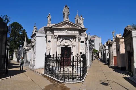 La Recoleta Cemetery Foto stock