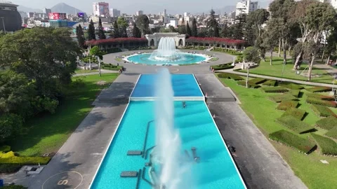La Reserva Park At Lima In Metropolitan Region Peru. Stock Footage 342208587