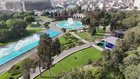 La Reserva Park At Lima In Metropolitan Region Peru. Stock Footage 342212738