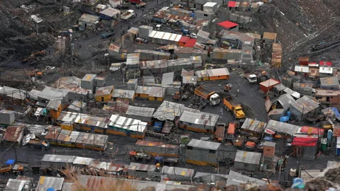 La Rinconada, Peru - March 5, 2026: Gold Mining Area in La Rinconada Peru Stock Footage 345126481