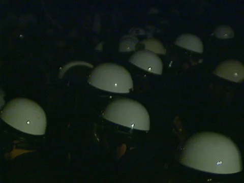LA Riots 4-29-1992 Parker Center Protesters gets Arrested Stock Footage 78214579