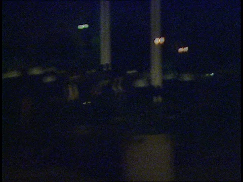 LA Riots 4-29-1992 Parker Center Police Moving Stock Footage 78215496
