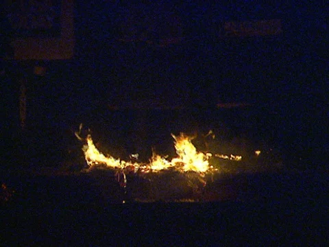 LA Riots 4-29-1992 Parker Center Trash Newspaper Box Fire Stock Footage 78234499