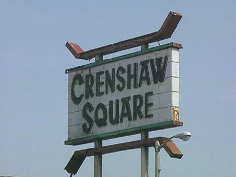 LA Riots Crenshaw Square 5-1-1992 Stock Footage 78242196