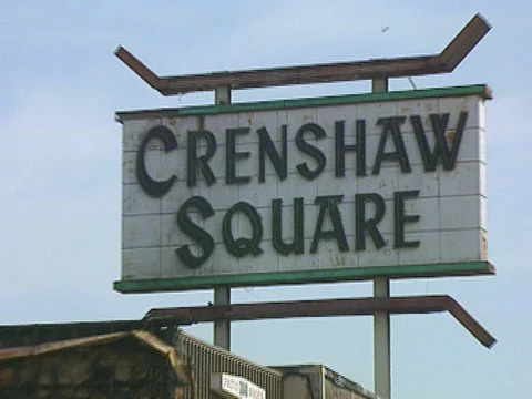 LA Riots Crenshaw Square 5-1-1992  Stock Footage 78242444