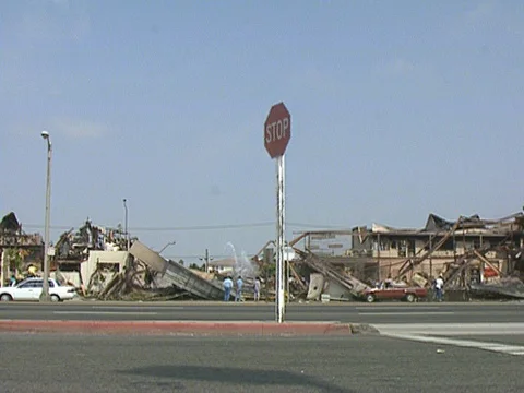 LA Riots Crewshaw Square  5-1-1992 Stock Footage 78242231