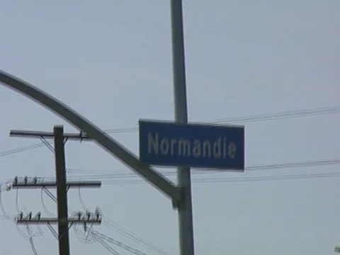 LA Riots Florence and Normandy 5-1-1992 Stock Footage 78241027