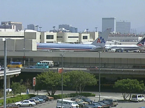 LA Riots LAX Closed 4-30-1992 Stock Footage 78240102