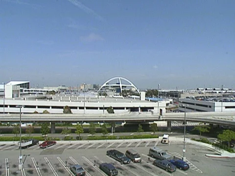 LA Riots LAX Closed 4-30-1992 Stock Footage 78240147