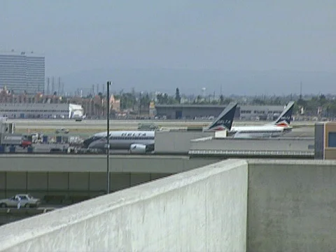 LA Riots LAX Closed 4-30-1992 Stock Footage 78240180