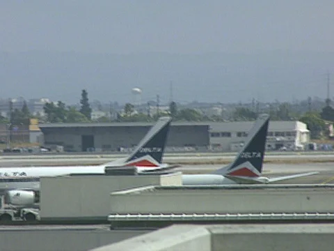 LA Riots LAX Closed 4-30-1992 Stock Footage 78240210