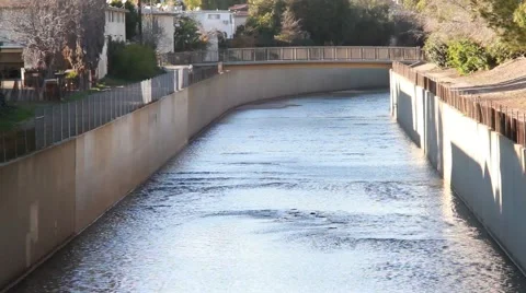 LA river Stock Footage 58952095
