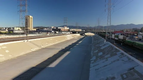 LA River inside Stock Footage 133466845
