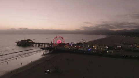 LA Santa Monica Pier 8 Stock Footage 276919853