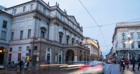 La Scala, Milan Stock Footage 97502482