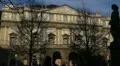 La Scala, Teatro alla Scala, Opera House in Milan, Italy, Traffic Street HD Footage