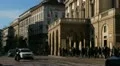 La Scala, Teatro alla Scala, Opera House in Milan, Italy, Traffic Street HD Footage