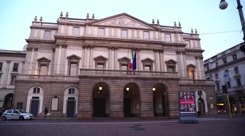 La Scala Theater Stock Footage 68823436