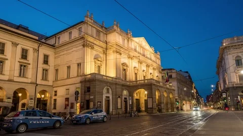 La Scala Theater Stock Footage 75755472