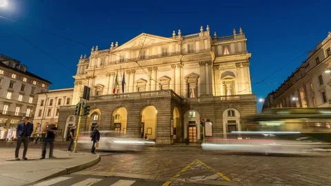 La Scala Theater Stock Footage 75756952