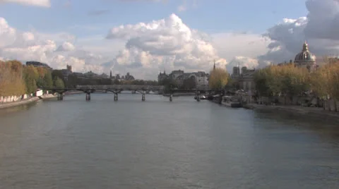La Seine in Paris Stock Footage 27206418