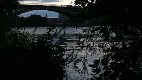 La seine RIVER Video stock 157890709