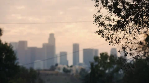 LA SKYLINE - 2 Stock Footage 33732492