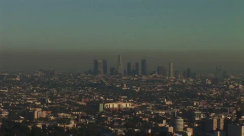 LA Skyline-29b Video stock 1071067