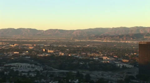 LA Skyline-48a 스톡 동영상 1071116