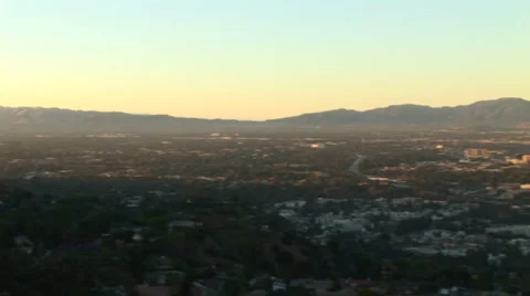 LA Skyline-48b Stock Footage 1071117