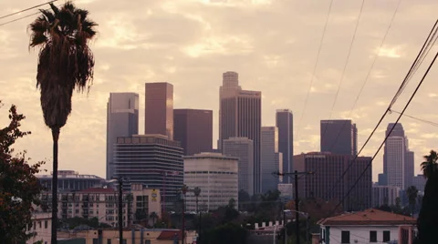 LA SKYLINE - 5 Stock Footage 33733399