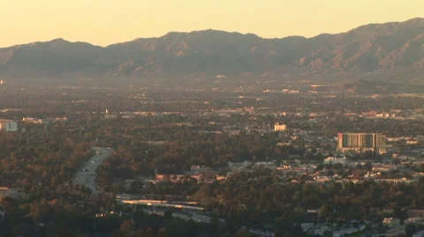 LA Skyline-50a 스톡 동영상 1071153