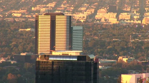 LA Skyline-53a Video stock 1071160