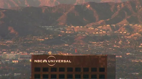 LA Skyline-55a Stock Footage 1071157