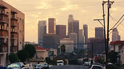 LA SKYLINE - 7 Stock Footage 33733426
