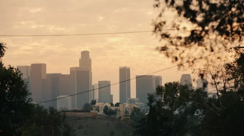 LA - Skyline Stock Footage 40472948