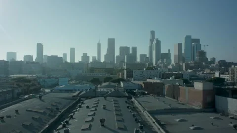 LA Skyline Stock Footage 304251430