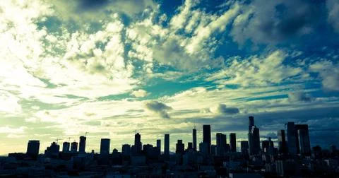 LA Skyline. Stock Photos